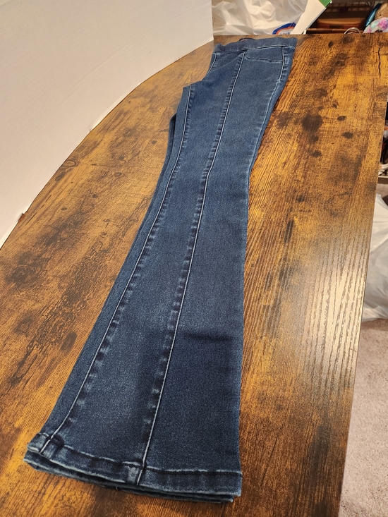 No Boundaries Denim - No Boundaries Dark Wash Flared Denim Jeans - Blue (661)